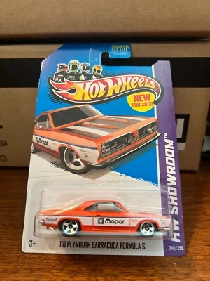 $2.99 • Buy HOT WHEELS 2013 Mopar 68 Plymouth Barracuda Formula S HW Showroom 240/250