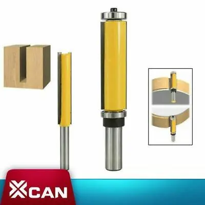 £8.54 • Buy Straight Router Bit 1/4in 1/2in Shank Flush Trimming Bit Template Milling Cutter