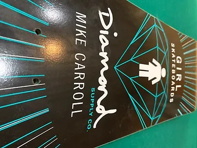 Mike Carroll Diamond X Girl Colab Deck • $300