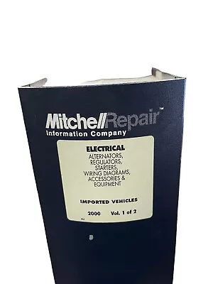 Mitchell Service Repair Manual 2000 Vol 1 Electrical Imported Cars Trucks Vans • $19.33