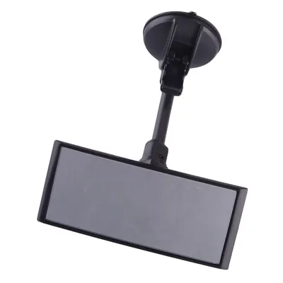 Car Interior Rear View Mirror Baby Safety View Oval Suction Cup 145 * 62mm Glass • £10.21