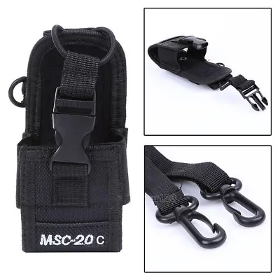 MSC-20C Radio Case Bag Holder Pouch Holster Baofeng UV-B5 UV82 UV8 D GT-3 UV5R • £6.98