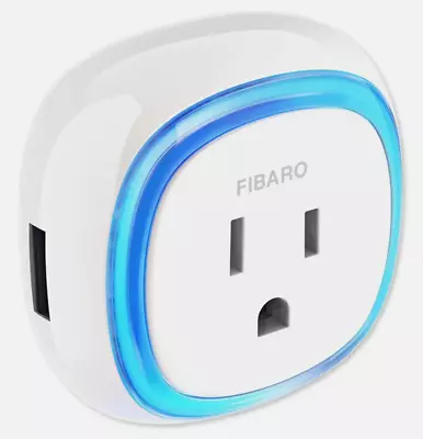 FIBARO Z-Wave Plus Wall Plug With USB (FGWPB-121) • $45