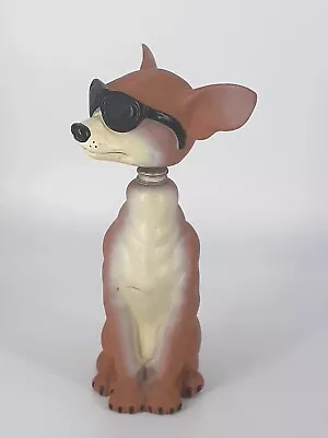 Bobblehead Chihuahua Coin Bank 1998 - Street Players Vintage Dog Core Piggy Bank • $21.99