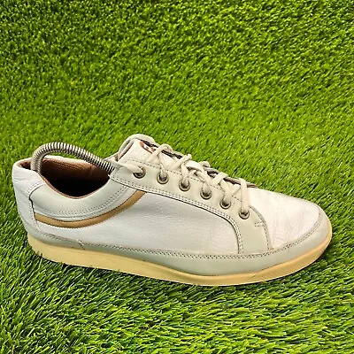 FootJoy Contour Mens Size 9M White Running Lace Up Golf Cleats Shoes 54251 • $19.99