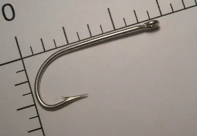 100 Mustad DURATIN HOOKS 1/0 SALTWATER FRESHWATER O'Shaughnessy Ringed 23407D • $10.99