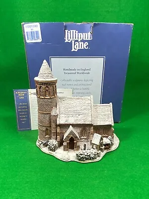 Lilliput Lane St. Stephen's Church 849 Christmas Special Edition 1996 Lot 1 • £45