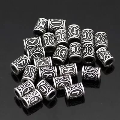 Viking Rune Bead Beads Hair Braid Beard Dreadlock Beads Knife Jewelry Diy • $3.90