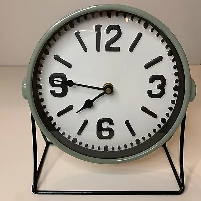 Desk Clock 10”x10” Sage Green Large Numbers • $25