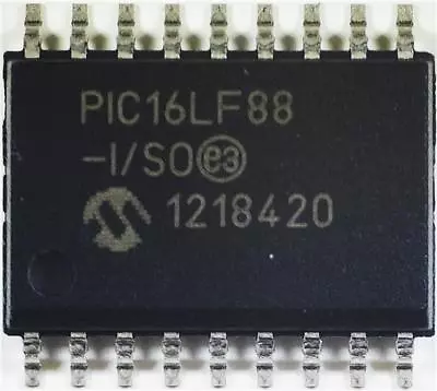 1 X Microchip PIC16LF88-I/SO 8bit PIC Microcontroller 256B 7168B 18-Pin SOIC • £8.99