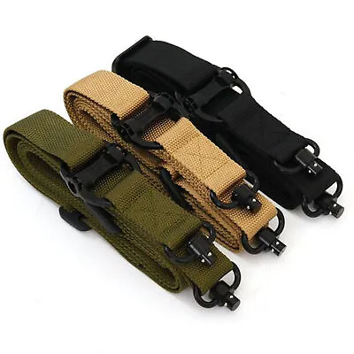 Tactical MS4 QD 2 Single & Two Point Adjustable Multi Mission Rifle Sling Swivel • £12.59