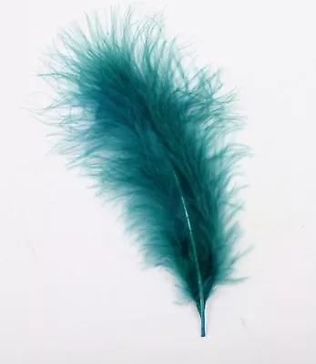 30 Pcs MARABOU PLUMAGE Feathers 2-5  Color : Hunter Green  • $10.79