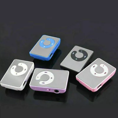 Mini Schwarz Mirror Clip USB Digital Mp3 Music Player Sale Support W/ Gift • $2.10