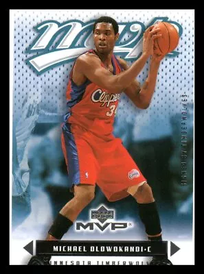 2003-04 Upper Deck MVP #101 Michael Olowokandi NBA Basketball L.A. Clippers • $1.99