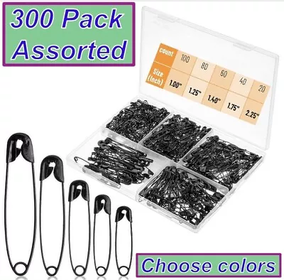 Safety Pins Large Safety Pins Small Safety Pins Assorted Safety Pins 1 2 3 Inch • $10.99