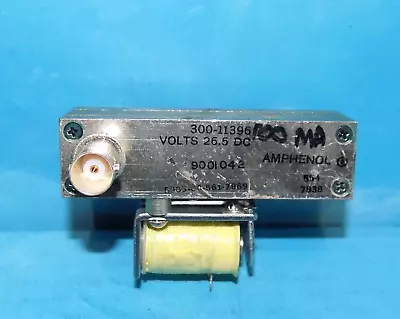 Amphenol 300-11396 SPDT Coaxial Relay 26.5VDC BNC Connectors Free Shipping • $35.95
