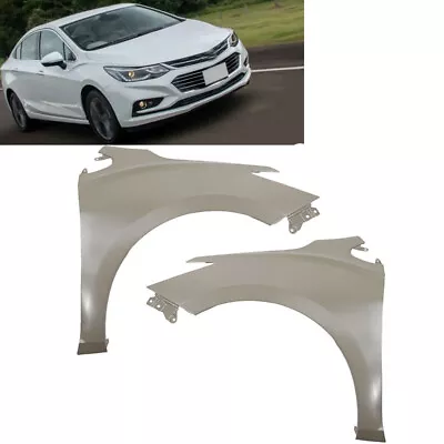 Set Of 2 Fender For 2016-2019 Chevrolet Cruze Primed Front Left And Right New • $196.32