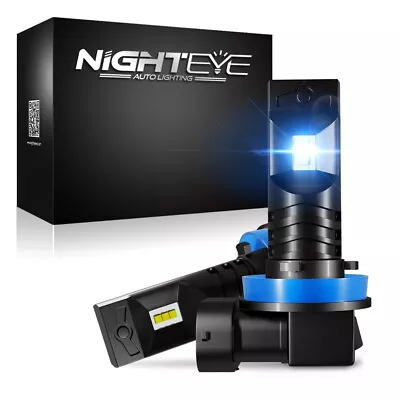 NIGHTEYE LED Fog Light Bulb H8 H9 H11 DRL Cold White Super Bright 160W 6000K AUS • $24.99