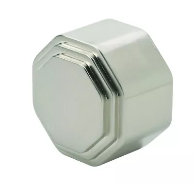 £11.99 • Buy Richard Burbidge Pair Of Octagonal Handrail Bannister End Caps In Brushed Nickel