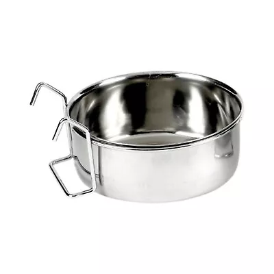 £4.37 • Buy Dog Puppy Cat Pet Animal Cage Crate Run Hang-on Bowl Feeding Food Water Dish