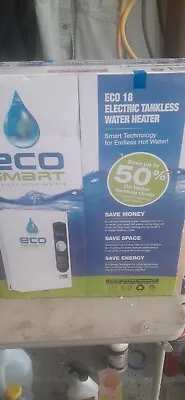 Eco-Smart Electric Tankless Water Heater (ECO18) • $350