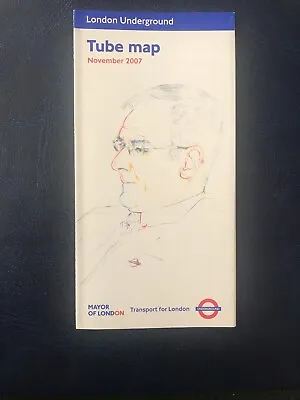London Underground Tube Map November 2007   EXTREMELY RARE (Last Map With ELL) • £1.99
