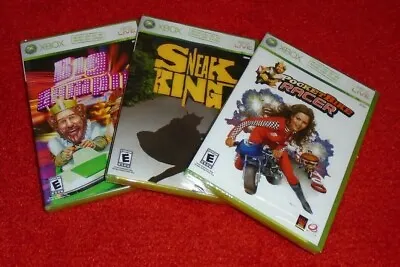 Xbox 360 Lot Of 3 New Sealed Burger King Games Big Bumpin Pocketbike Sneak King • $7.77