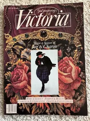 VICTORIA Magazine 1987/88 Winter Issue; Excellent Condition • $34