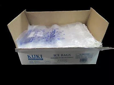 Ice Bags 8lb.  500 Bags/Case.  Kuki Collection • $42.99