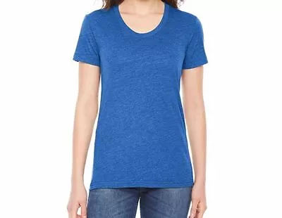 American Apparel - Ladies 50/50 T-shirts S M L XL Poly Cotton Short Sleeve Tee • $9.95