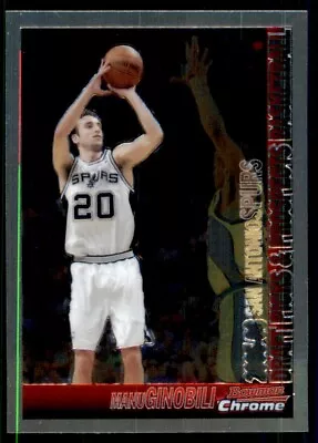 2005-06 Bowman Chrome Manu Ginobili San Antonio Spurs #36 • $1