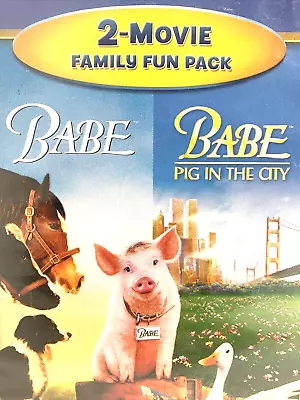 Double Feature  DVD Movies Babe / Babe A Pig In The City 2014 James Cromwell • $29.73