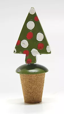 CHRISTMAS TREE W/ SPRING WINE BOTTLE STOPPER CHRISTMAS ACCESSORY • £8.56