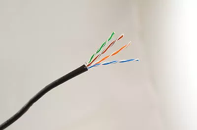 £26.70 • Buy 100 MTR CAT5E EXTERNAL ETHERNET CABLE BLACK 100% COPPER See Our Shop For More