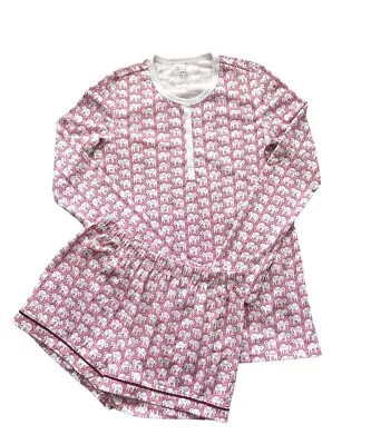 New ROLLER RABBIT Women’s Hathi Elephants Sz XXS Pink Pajama • $99