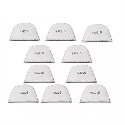 10 X PM2.5 Replacement Filters For Anti-Fog Protective Face Shield Visor • £4.99