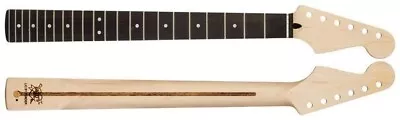 NEW Mighty Mite Fender Lic Stratocaster Strat NECK Ebony Jumbo Frets MM2930-M • $42