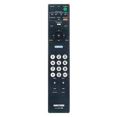 New Rm-Yd028 Replaced Remote Control For Sony Tv Kdl-46Xbr9 Kdl-52Xbr9 Kd • $13.65