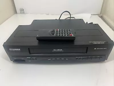Sylvania VCR 6240VE Video Cassette Recorder Player With Remote Tested  • $40