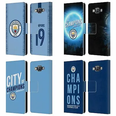 Man City Fc 2019 Champions Leather Book Wallet Case Cover For Samsung Phones 2 • £17.95