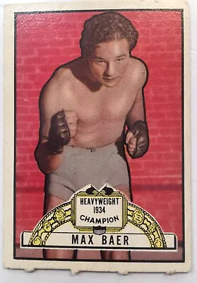 $40 • Buy Max Baer 1951 Ringside Card#11 2”x3”