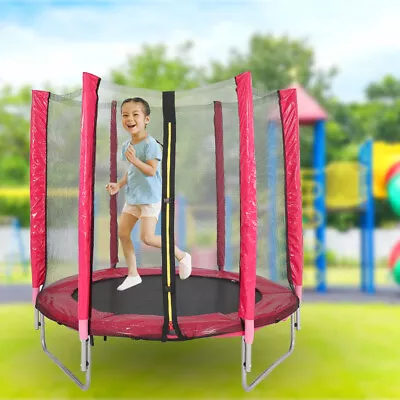 5ft Kids Trampoline Enclosure Safety Net Indoor Outdoor Playground Equipment • £75.95