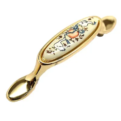 $2.99 • Buy BELWITH Marmalade Polished Brass 3  Goose Cabinet Handle Pull P559-ML 25FREESHIP