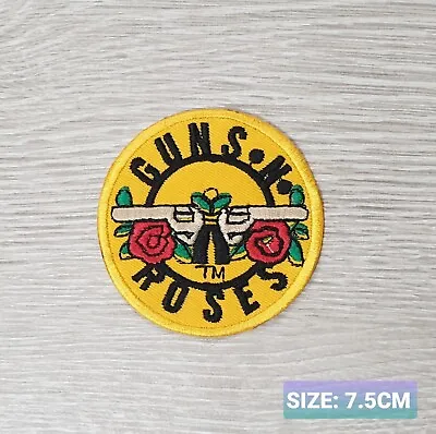 £3.25 • Buy Gun.s.roses Music Band Logo Embroidered Applique Iron / Sew On Patches