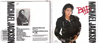 Michael Jackson – Bad - Japan Import CD EK-40600 Smooth Case #0823TB • $24.95