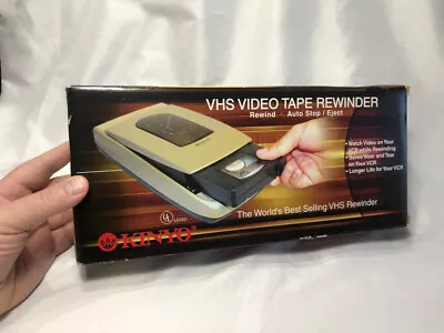 Kinyo UV-520 VHS Rewinder Video Cassette Tape Rewinder  NEW IN BOX L@@K! • $59.50