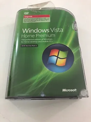 Microsoft Windows Vista Home Premium Upgrade (New  Sealed) • $113.40