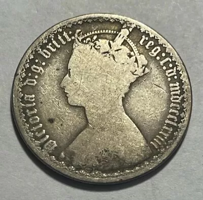 Great Britain - Queen Victoria - Gothic Florin - 1873 - Km-746.2 - Die #65 • $25