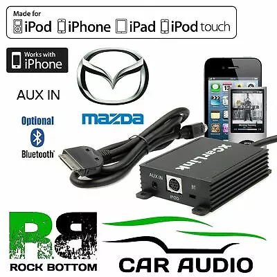 Mazda MX-5 Car Stereo Radio AUX IN IPod IPhone Interface Connection Cable • £79.99