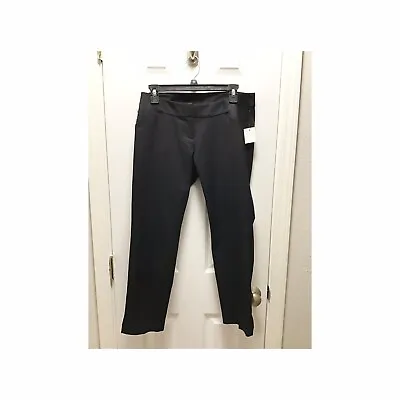 A Pea In The Pod Womens Black Crop Pants Career Maternity Size Small NEW • $25
